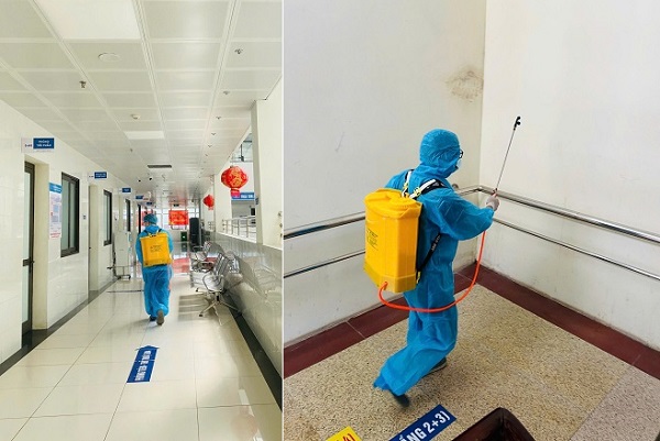 Chủ động phòng chống dịch, giữ vững môi trường Bệnh viện Xanh – Sạch – An toàn- Ảnh 1.