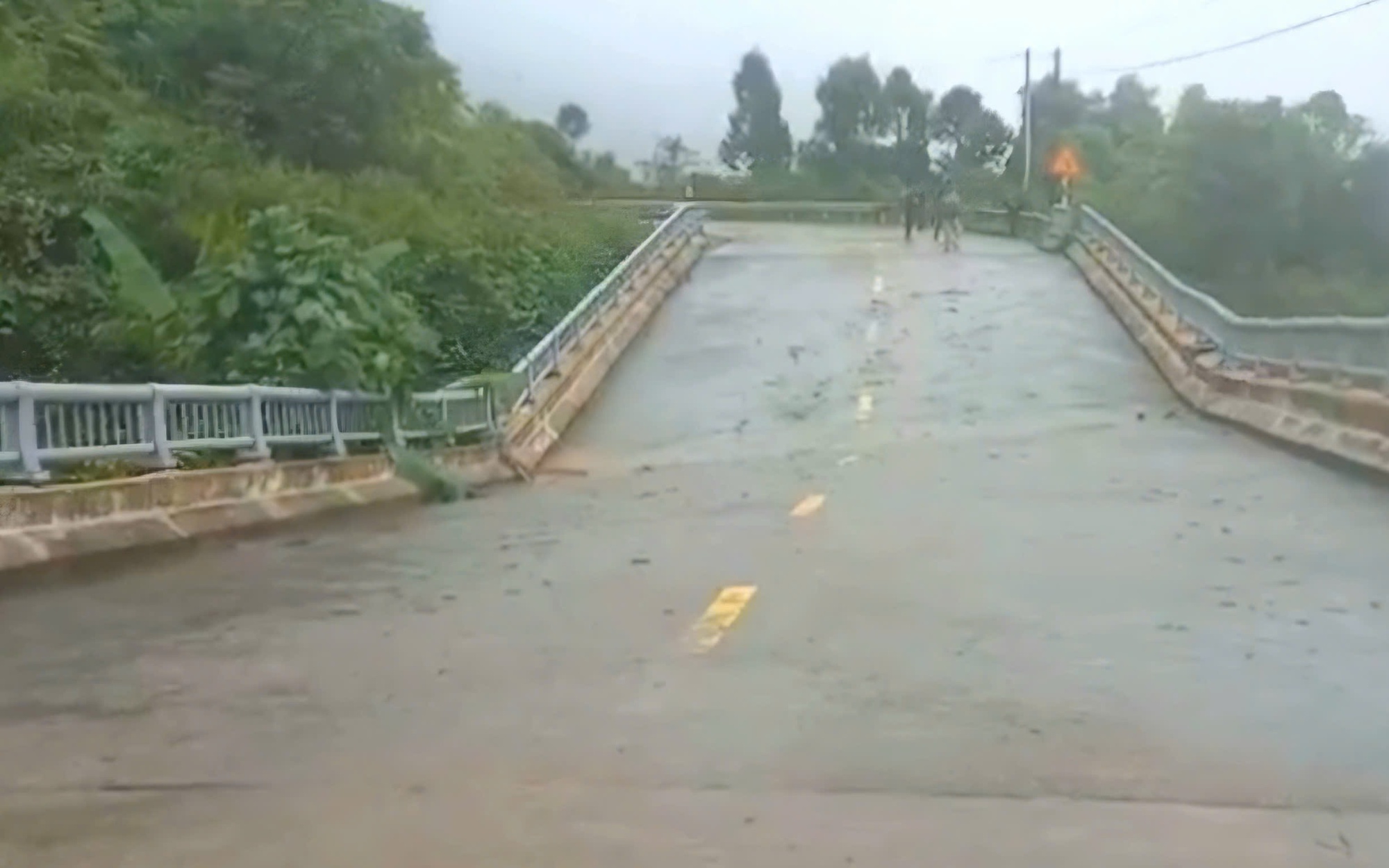 Cận cảnh sạt lở nghiêm trọng đường lên đỉnh Bạch Mã- Ảnh 14.