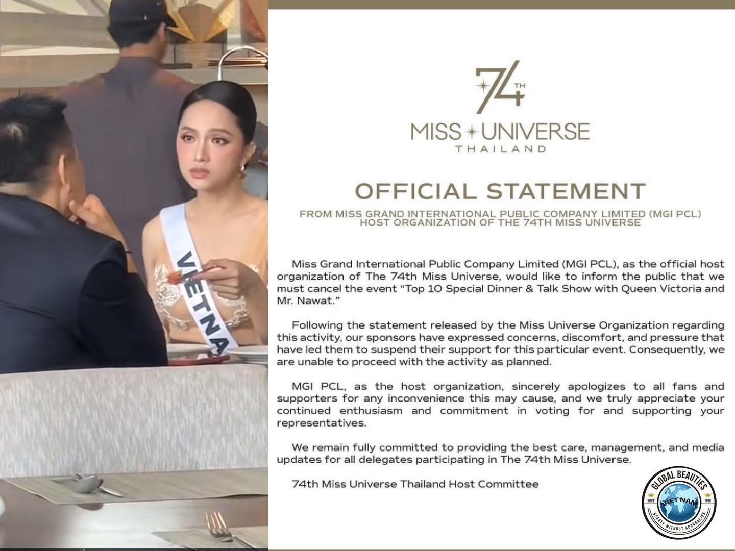 Hương Giang bị hủy kết quả tại Miss Universe 2025, điều gì đã xảy ra?- Ảnh 1. Hương Giang bị hủy kết quả tại Miss Universe 2025, điều gì đã xảy ra?- Ảnh 1.