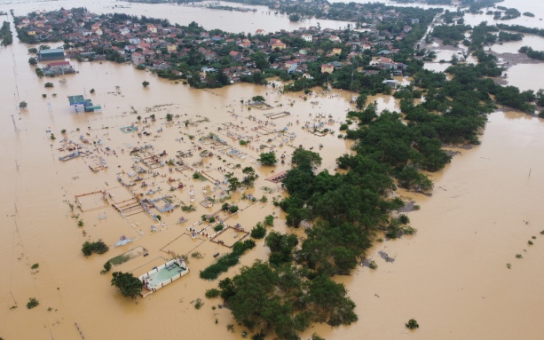 Diễn biến mưa lớn sau bão các tỉnh từ Thanh Hóa đến Quảng Trị