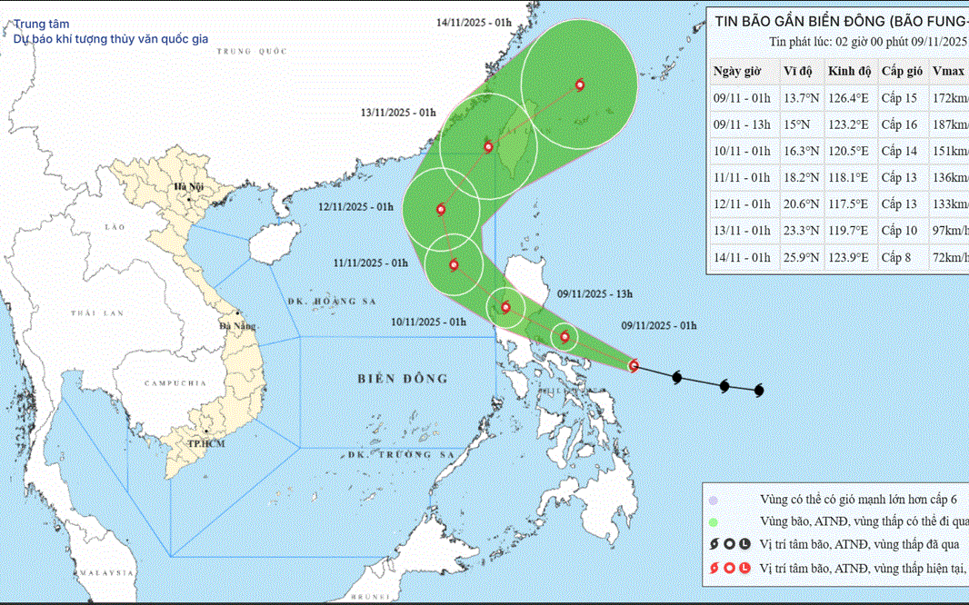 Điểm bất thường của cơn bão số 14 sắp vào Biển Đông- Ảnh 1. Bão số 14 ảnh hưởng đến khu vực nào của nước ta?