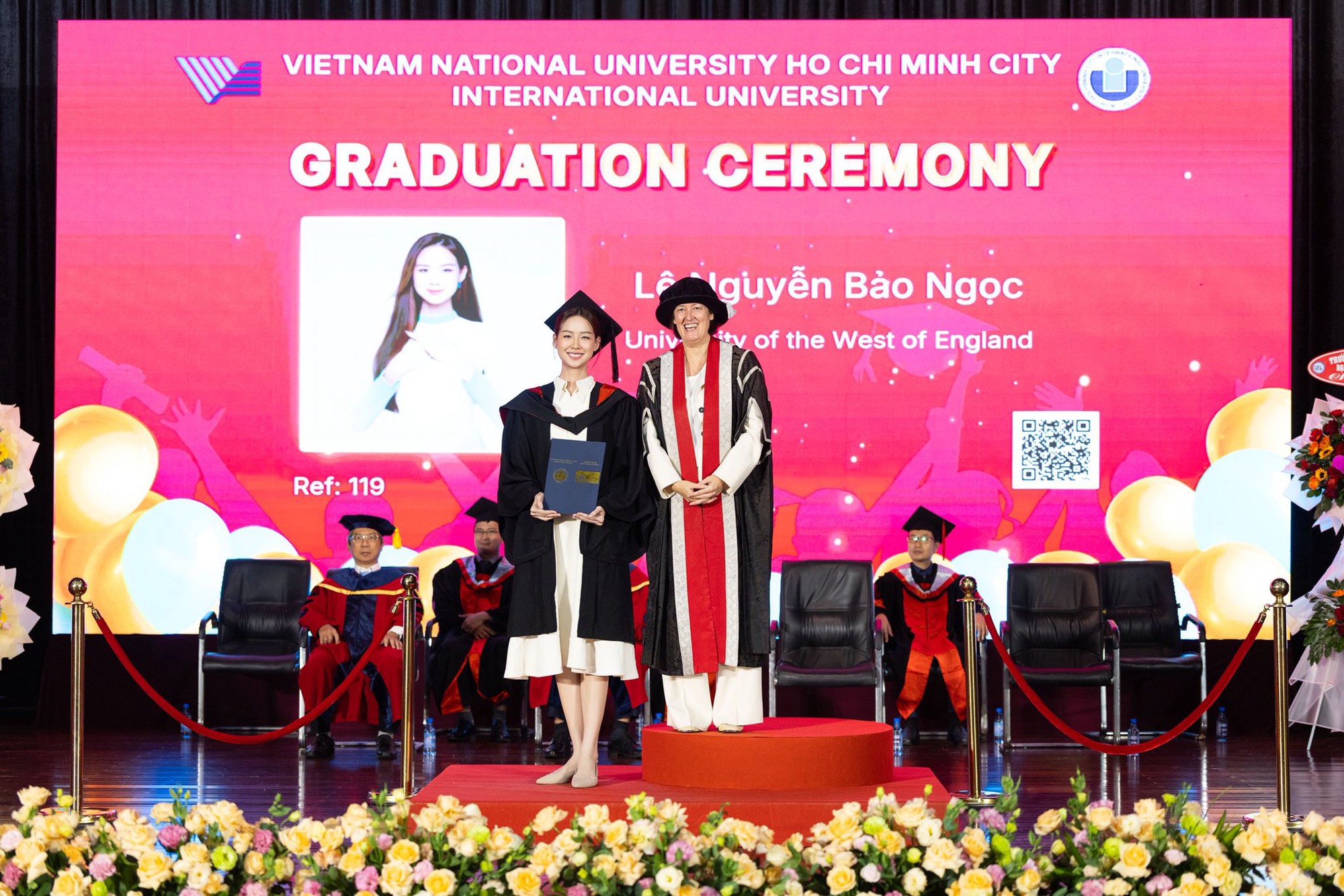 Mẹ đẻ Hoa hậu Bảo Ngọc gây chú ý trong ngày đặc biệt của con gái- Ảnh 3.