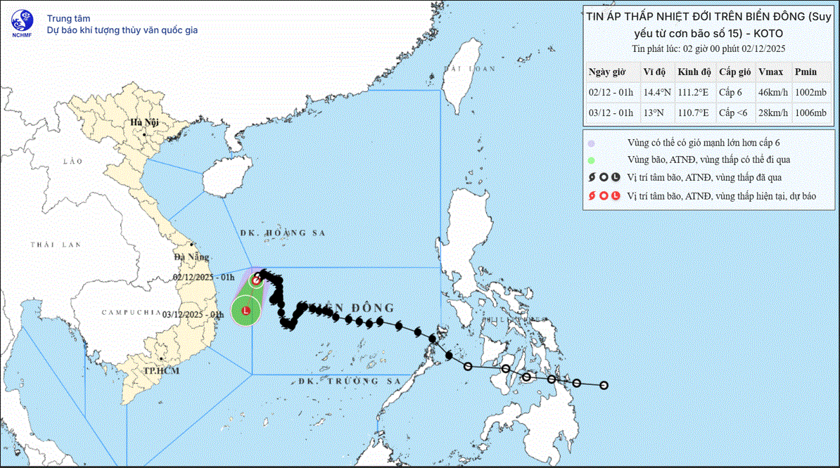 Diễn biến đợt mưa ở miền Trung do hoàn lưu của bão số 15- Ảnh 1.