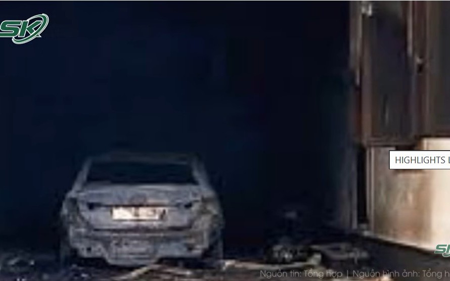 Xôn xao nghi án người đàn ông phóng hỏa đốt ôtô rồi tự thiêu tại nhà riêng ở Thanh Hóa