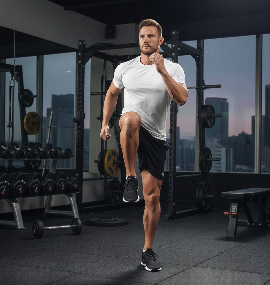 Bài tập đứng 6 phút giúp tăng cơ hiệu quả hơn plank sau tuổi 50- Ảnh 3. Bài tập đứng 6 phút giúp tăng cơ hiệu quả hơn plank sau tuổi 50- Ảnh 3.