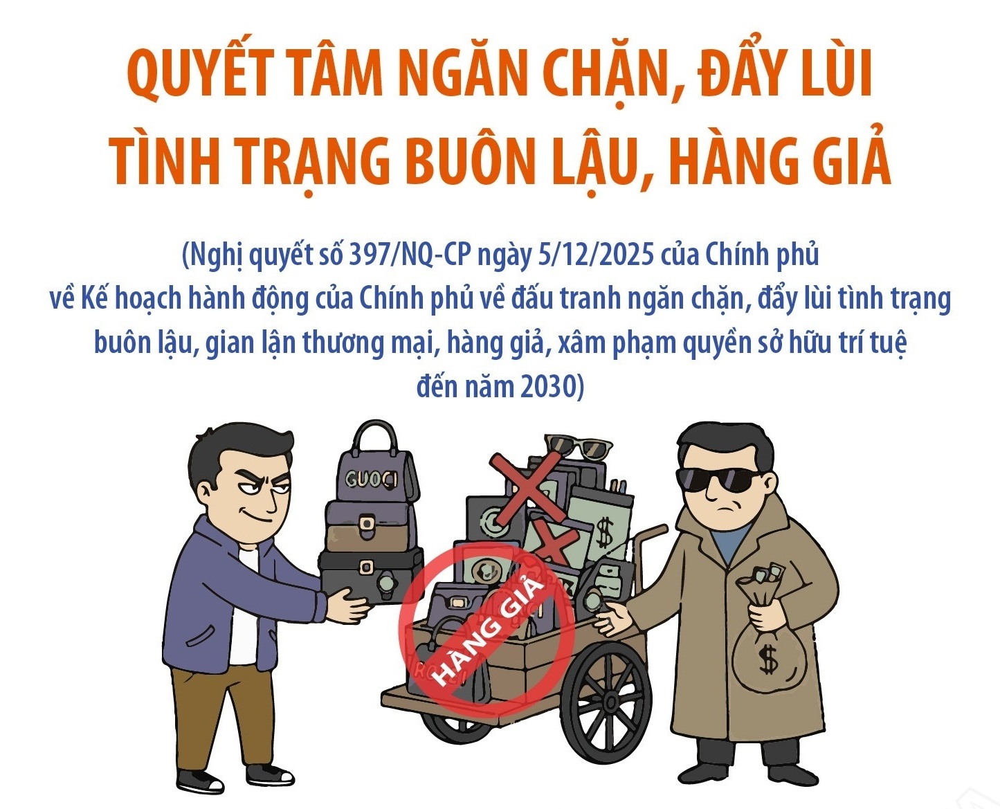 Quyết tâm ngăn chặn, đẩy lùi tình trạng buôn lậu, hàng giả