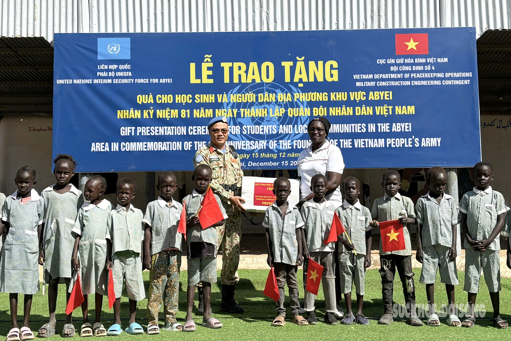 Đội Công binh số 4 gieo mầm nhân ái giữa lòng Abyei- Ảnh 3.