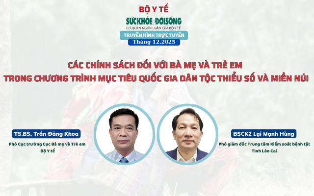 Truyền hình trực tuyến "Các chính sách đối với bà mẹ và trẻ em trong Chương trình MTQG DTTS và miền núi"