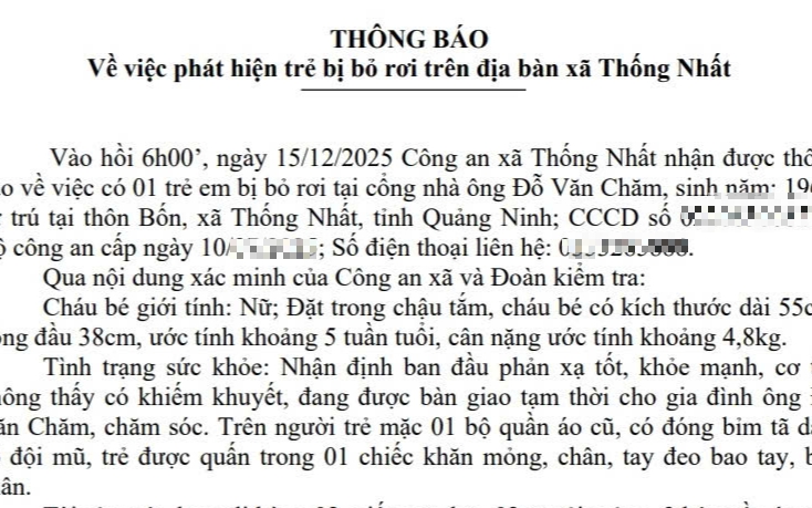 Bé trai bị mẹ bỏ rơi tại BVĐK Khánh Hòa đã ổn định sức khỏe- Ảnh 3.