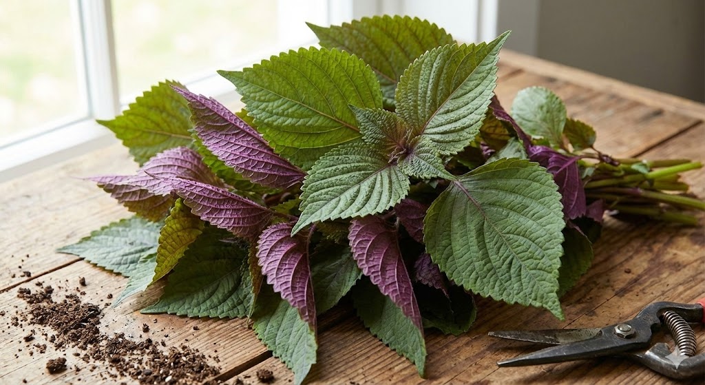 Cách sử dụng lá tía tô đánh bay nám và dưỡng trắng da- Ảnh 1.