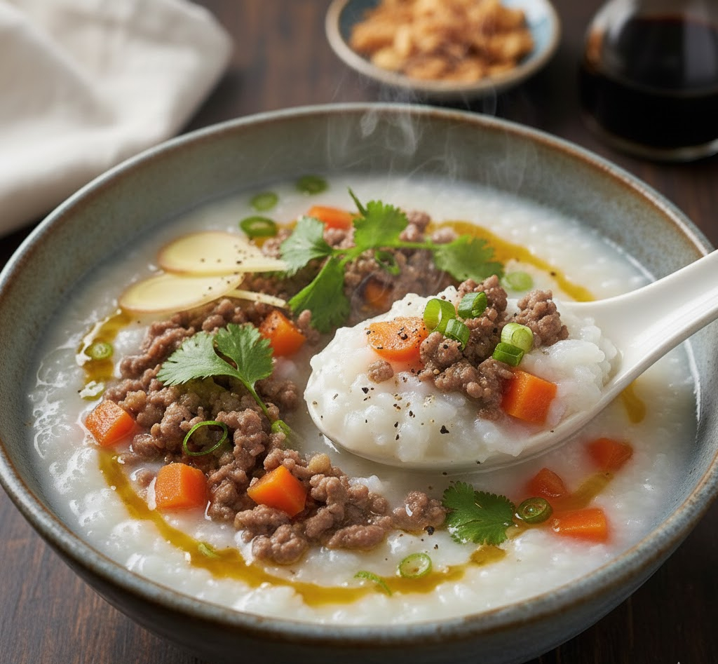 5 món cháo dễ nấu đủ dinh dưỡng cho cả nhà- Ảnh 1.