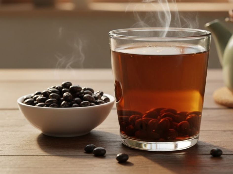 Cách làm nước đậu đen rang giảm cân- Ảnh 1.