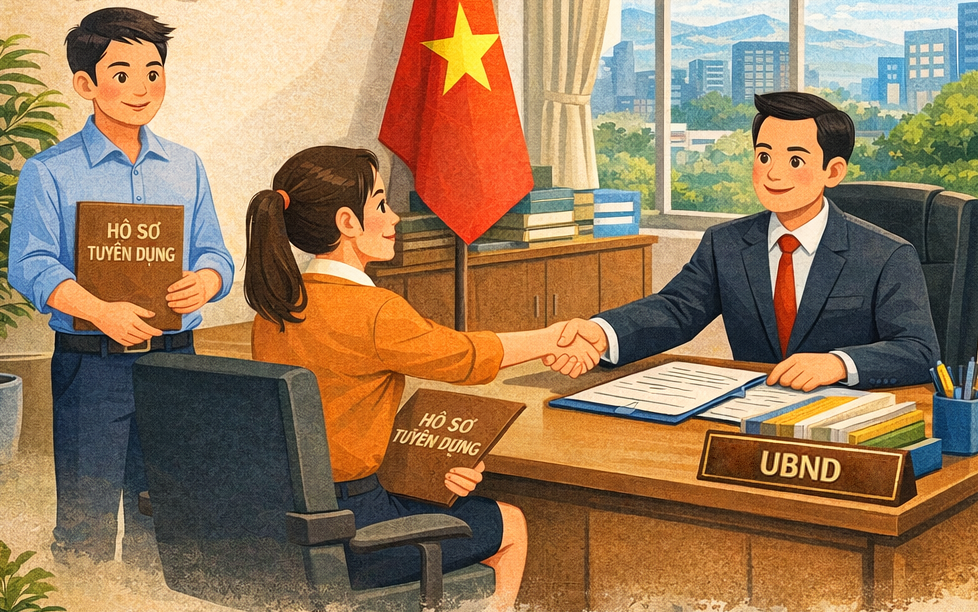 UBND cấp xã được tuyển dụng, bố trí viên chức làm việc tại đơn vị sự nghiệp công lập