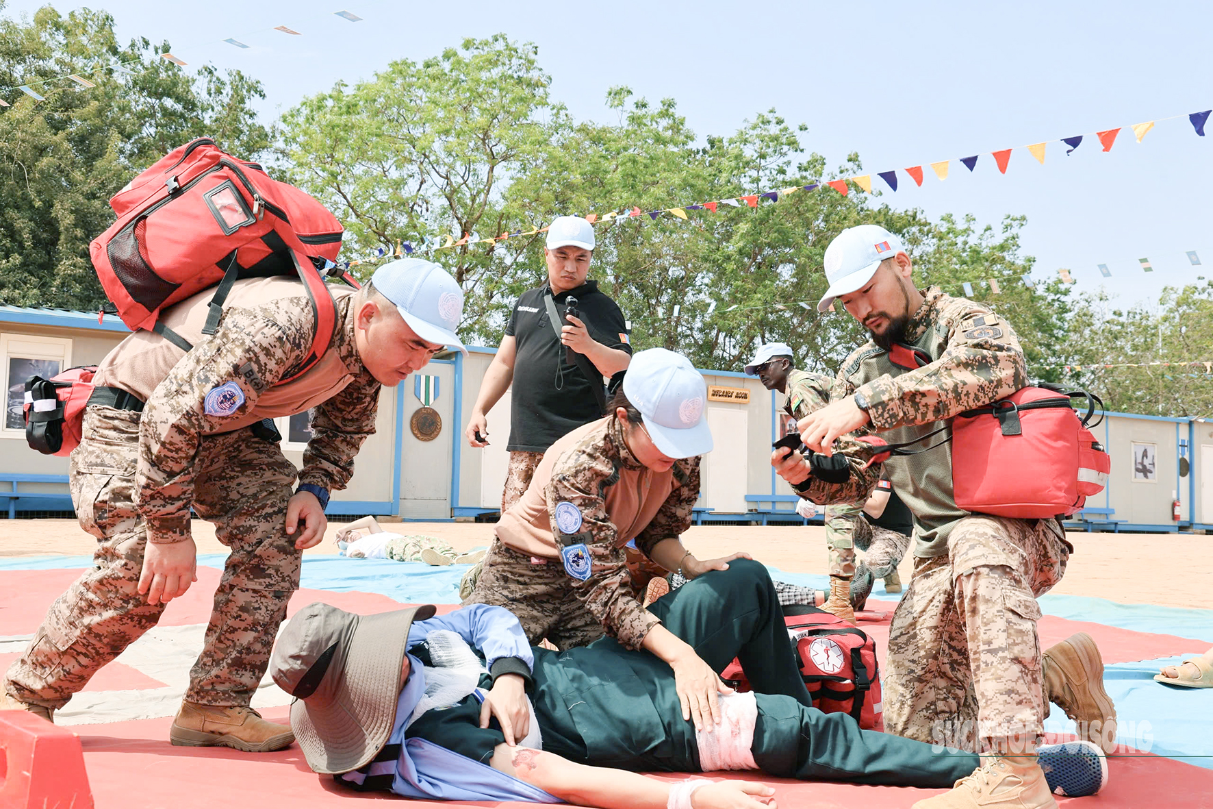 Chiến sĩ mũ nồi xanh Việt Nam hoàn thành kiểm tra năng lực sẵn sàng hoạt động của LHQ- Ảnh 3. Chiến sĩ mũ nồi xanh Việt Nam hoàn thành kiểm tra năng lực sẵn sàng hoạt động của LHQ- Ảnh 3.