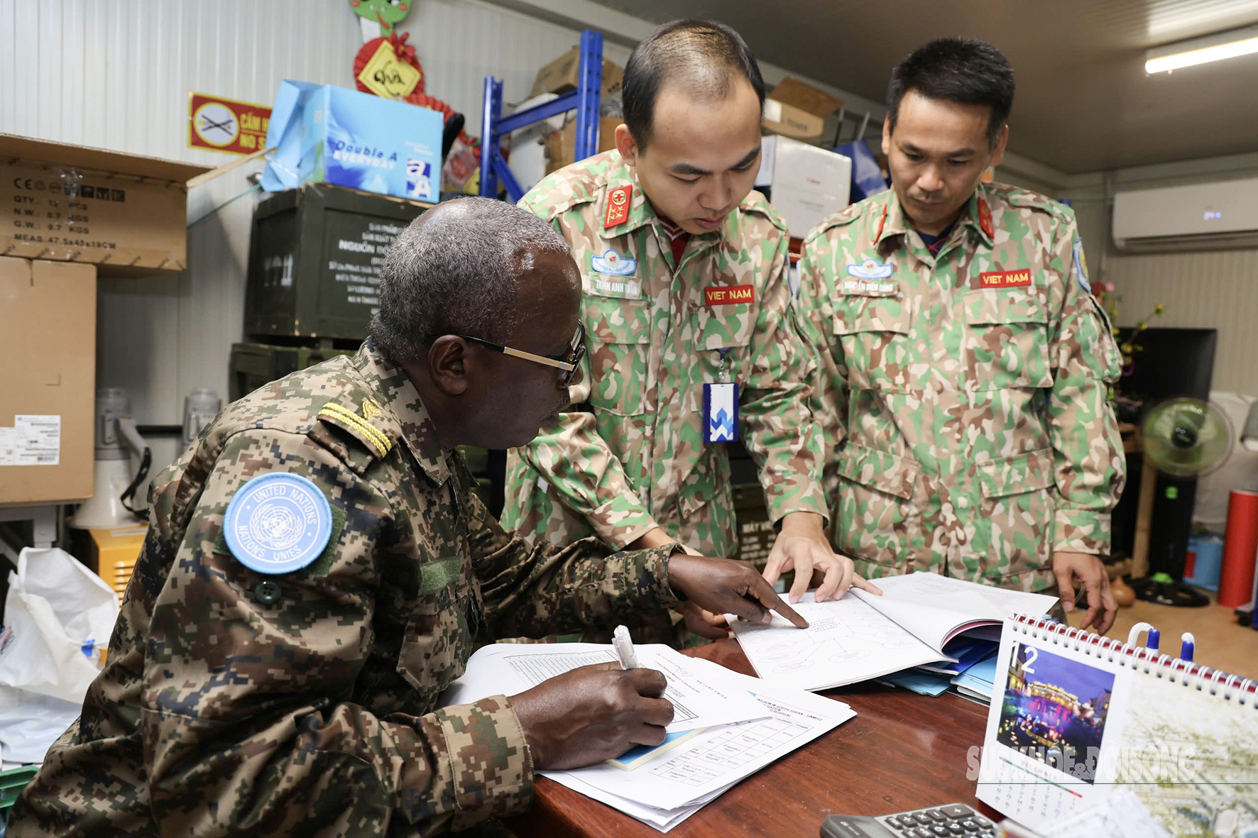 Chiến sĩ mũ nồi xanh Việt Nam hoàn thành kiểm tra năng lực sẵn sàng hoạt động của LHQ- Ảnh 4. Chiến sĩ mũ nồi xanh Việt Nam hoàn thành kiểm tra năng lực sẵn sàng hoạt động của LHQ- Ảnh 4.