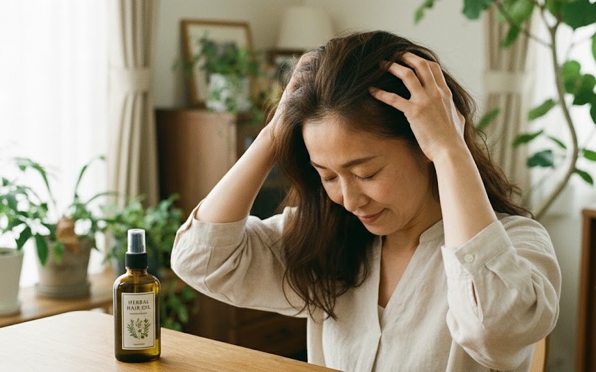 5 phút massage da đầu tại nhà giúp mọc tóc