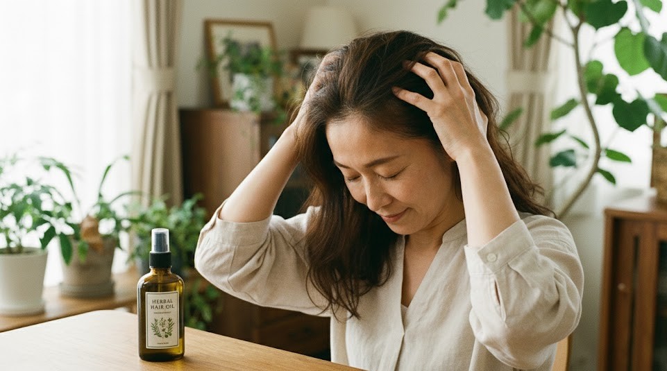 5 phút massage da đầu tại nhà giúp mọc tóc- Ảnh 1.