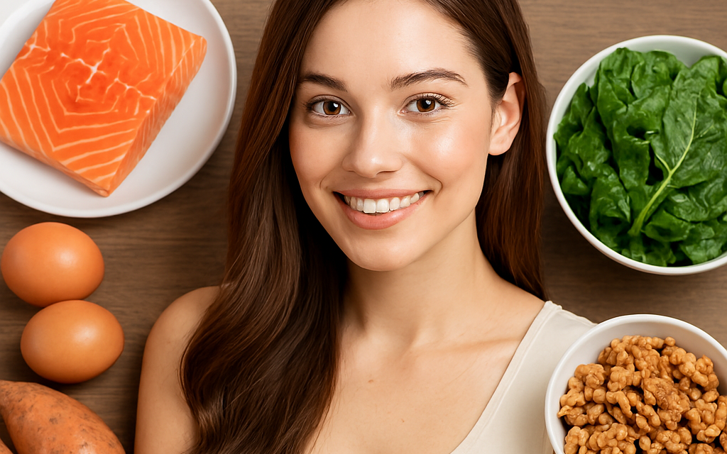 5 thực phẩm 'vàng' nuôi dưỡng mái tóc từ bên trong