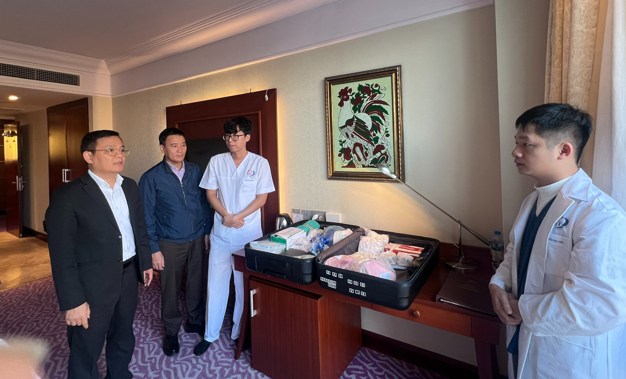 Kiểm tra công tác y tế phục vụ Đại hội Thi đua yêu nước toàn quốc lần thứ XI- Ảnh 1.