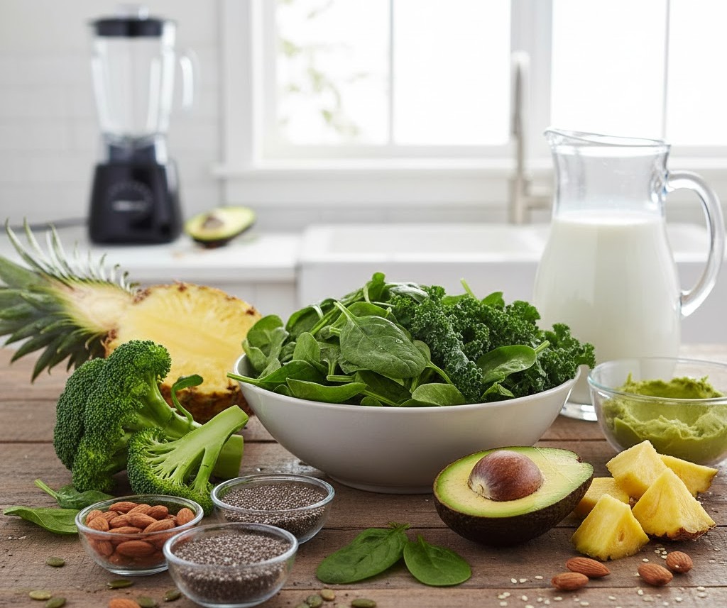 5 phút mỗi buổi sáng có ly sinh tố xanh giúp trẻ hóa làn da- Ảnh 1.