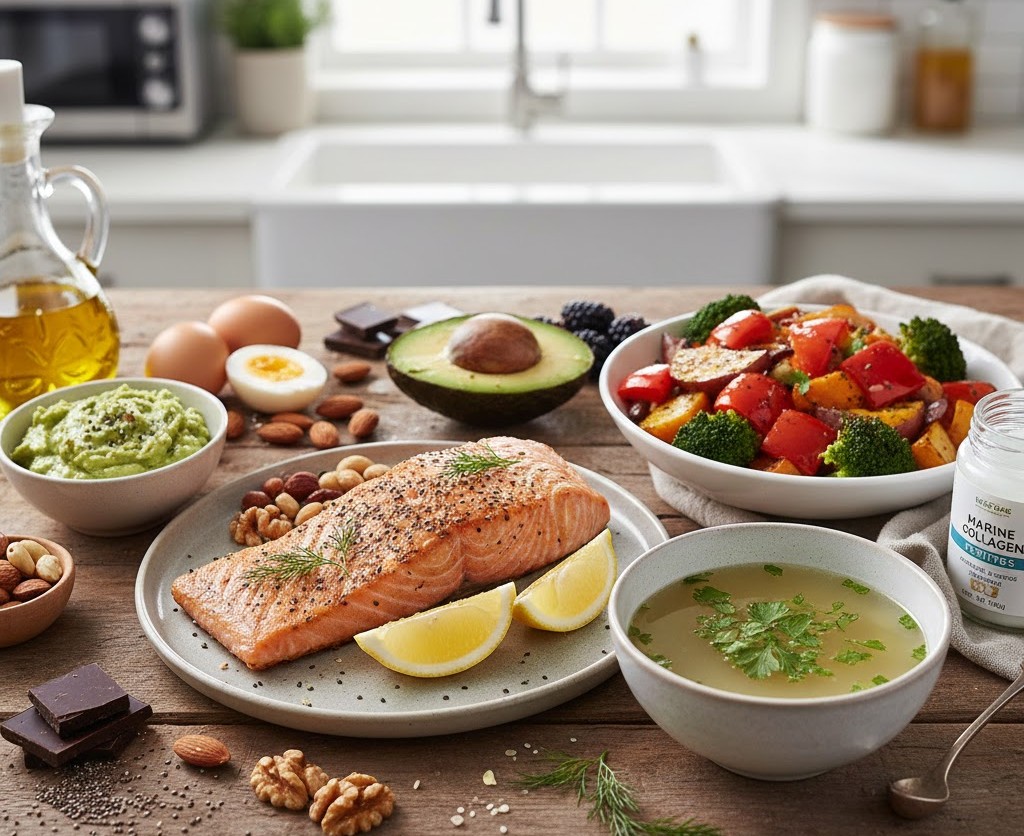 Thực đơn 3 ngày giúp cải thiện và trẻ hóa làn da- Ảnh 1. Thực đơn 3 ngày giúp cải thiện và trẻ hóa làn da- Ảnh 1.