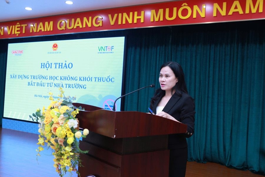Mỗi nhà trường sẽ là điểm khởi đầu cho một thế hệ khỏe mạnh, nói không với khói thuốc- Ảnh 2.