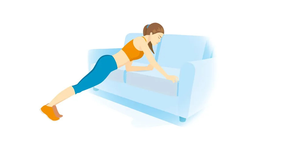 5 bài tập trên ghế sofa giúp cơ thể săn chắc từ đầu đến chân- Ảnh 3.