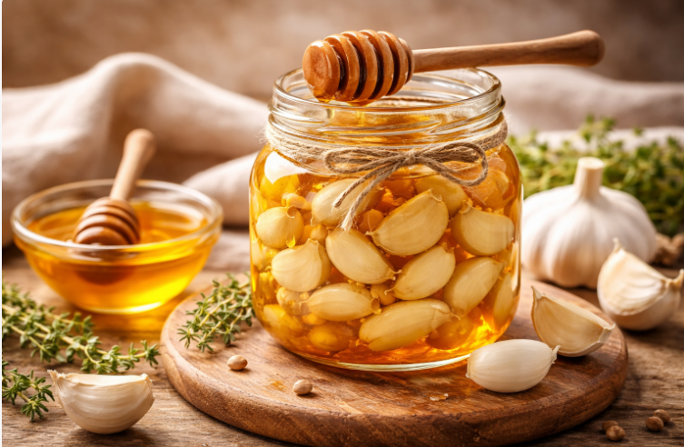 Uống tỏi ngâm mật ong khi nào là tốt nhất?- Ảnh 1.