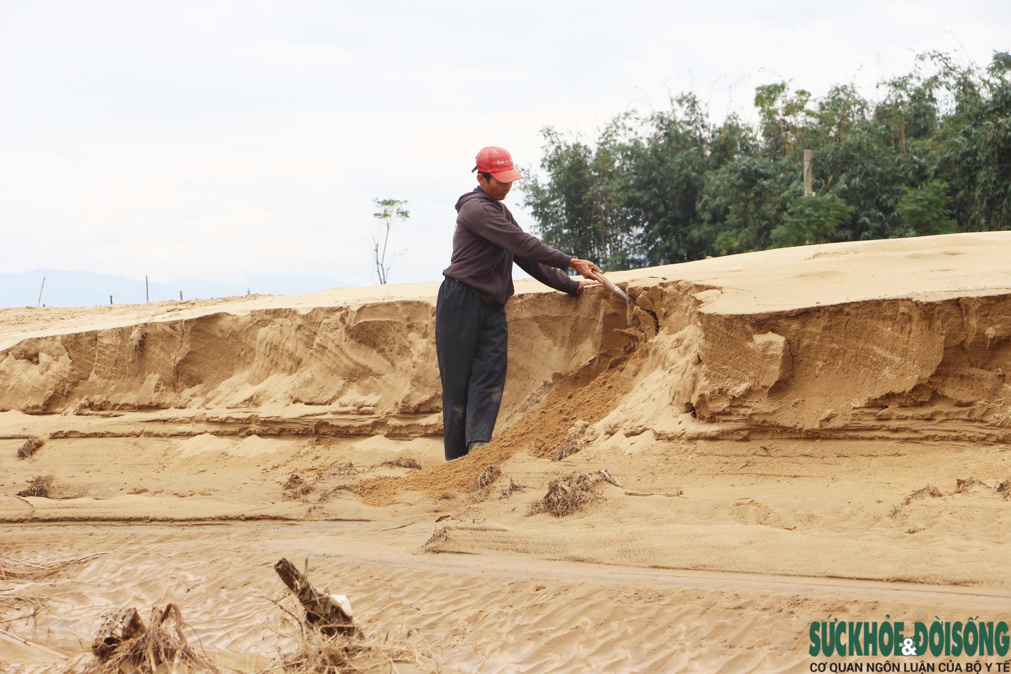 Đà Nẵng khẩn trương xử lý đất, cát bồi lấp sau đợt lũ lịch sử- Ảnh 10. Đà Nẵng khẩn trương xử lý đất, cát bồi lấp sau đợt lũ lịch sử- Ảnh 10.