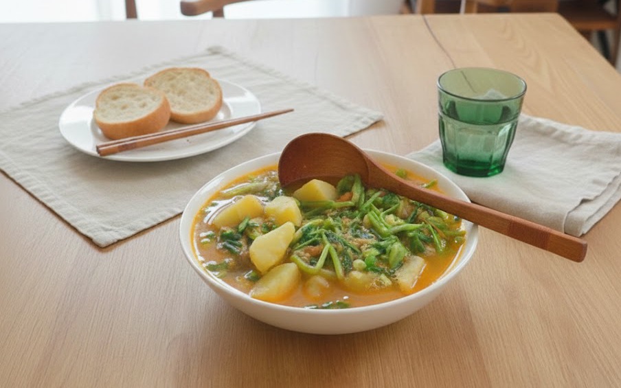 Canh khoai tây rau cần có tác dụng gì? Món ăn tốt cho huyết áp và cân nặng ít người biết- Ảnh 2. Canh khoai tây nấu rau cần: 'hot trend' ẩm thực và 5 lợi ích với sức khỏe