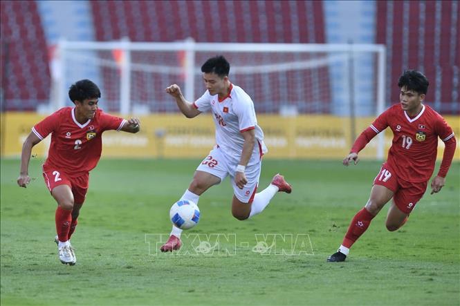 Đình Bắc lập cú đúp, U22 Việt Nam giành 3 điểm trong trận ra quân- Ảnh 1.