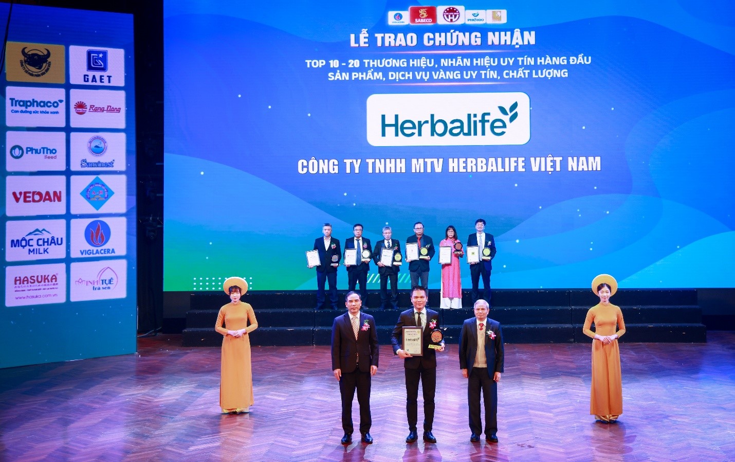 Herbalife Việt Nam đạt giải thưởng 'Thương Hiệu, Nhãn Hiệu Uy Tín Hàng Đầu Việt Nam' 2025- Ảnh 1.