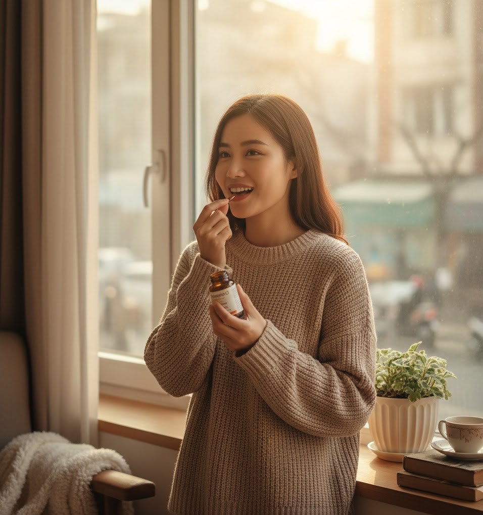 Làm thế nào để cơ thể không thiếu vitamin D vào mùa đông?- Ảnh 2. Làm thế nào để cơ thể không thiếu vitamin D vào mùa đông?- Ảnh 2.