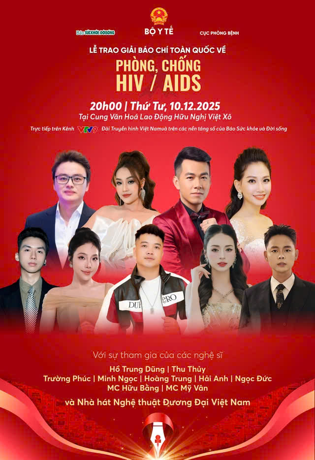 Nhiều tiết mục nghệ thuật ấn tượng sẽ diễn ra tại buổi lễ trao giải Báo chí toàn quốc về phòng chống HIV/AIDS- Ảnh 1.
