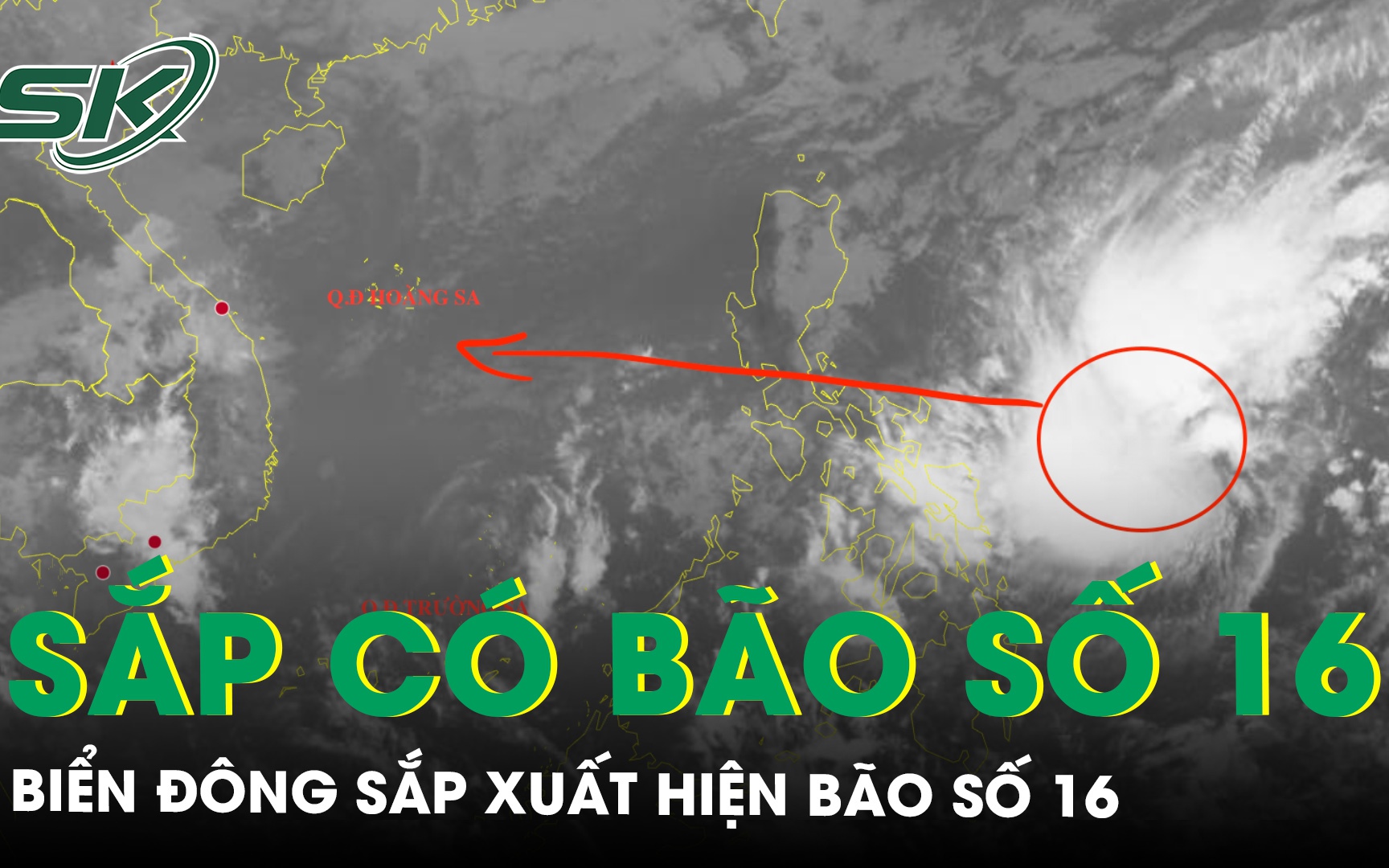 Biển Đông sắp xuất hiện bão số 16, đề phòng mưa lớn và lũ quét miền Trung