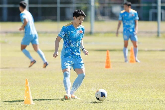 SEA Games 33: U22 Việt Nam tập luyện, chuẩn bị cho trận đấu quan trọng gặp U22 Malaysia- Ảnh 10. SEA Games 33: U22 Việt Nam tập luyện, chuẩn bị cho trận đấu quan trọng gặp U22 Malaysia- Ảnh 10.