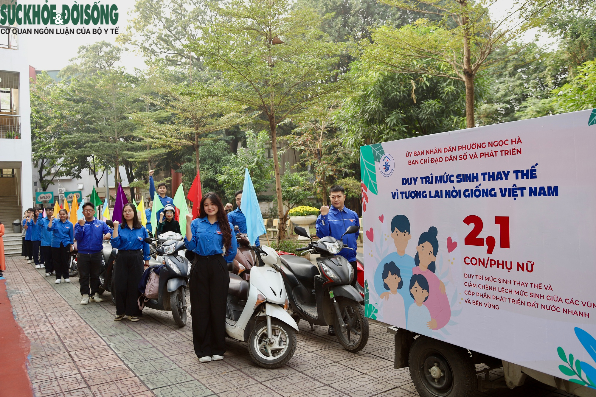 Ngoc Ha-distriktet lanserte befolkningsaksjonsmåneden 2025 – bilde 4. Phường Ngọc Hà phát động Tháng hành động Dân số 2025- Ảnh 4.