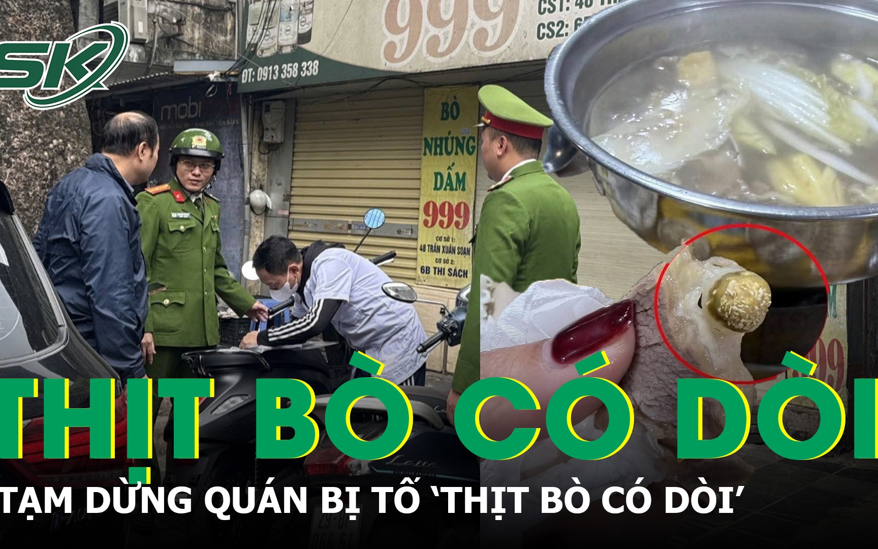 Xác minh thông tin dòi lúc nhúc bò trong hộp xôi ở Quảng Trị- Ảnh 1. Vụ khách tố ‘thịt bò nhúng giấm có dòi’: Cơ quan chức năng yêu cầu tạm dừng hoạt động