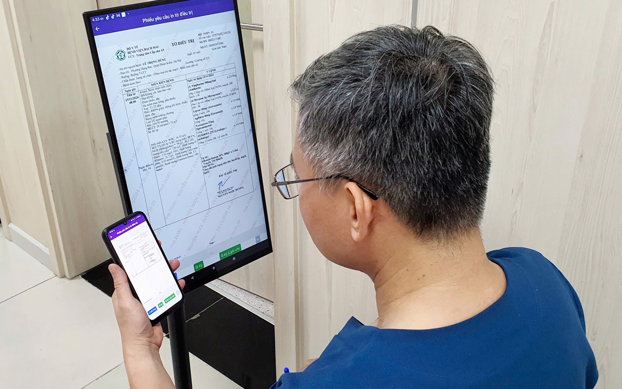 Đẩy mạnh phát triển bệnh án điện tử, ứng dụng trí tuệ nhân tạo trong khám, chữa bệnh 