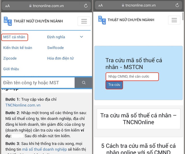 6 cách tra cứu mã số thuế cá nhân nhanh, thuận tiện nhất năm 2025- Ảnh 6.