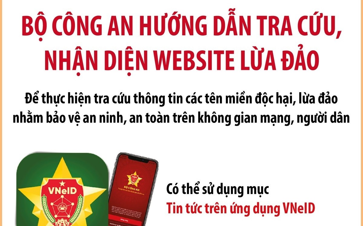 Bộ Công an hướng dẫn tra cứu, nhận diện các website lừa đảo