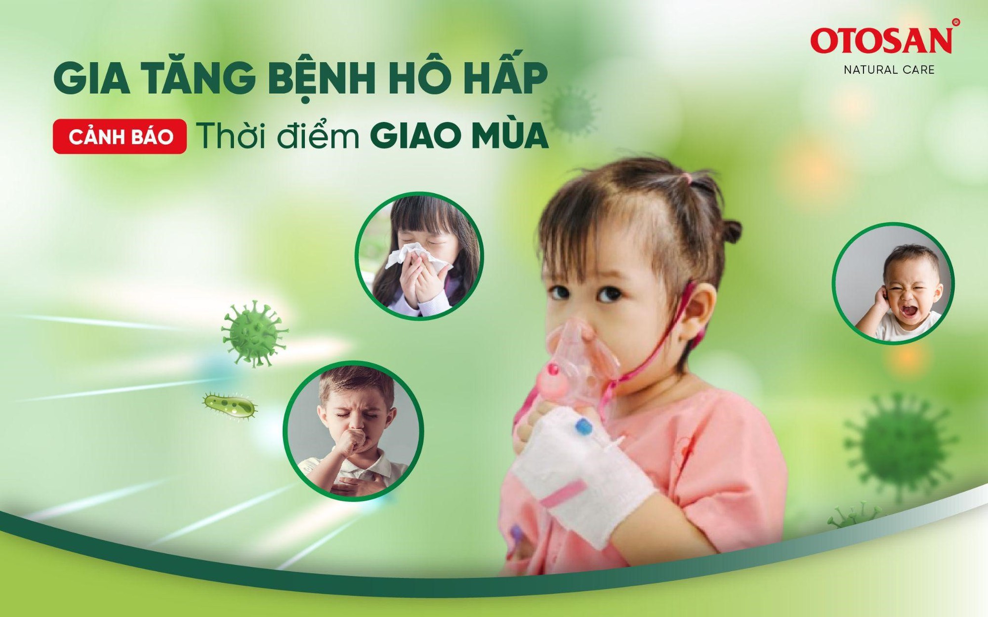 Giải pháp bảo vệ hệ hô hấp cho trẻ thời điểm giao mùa