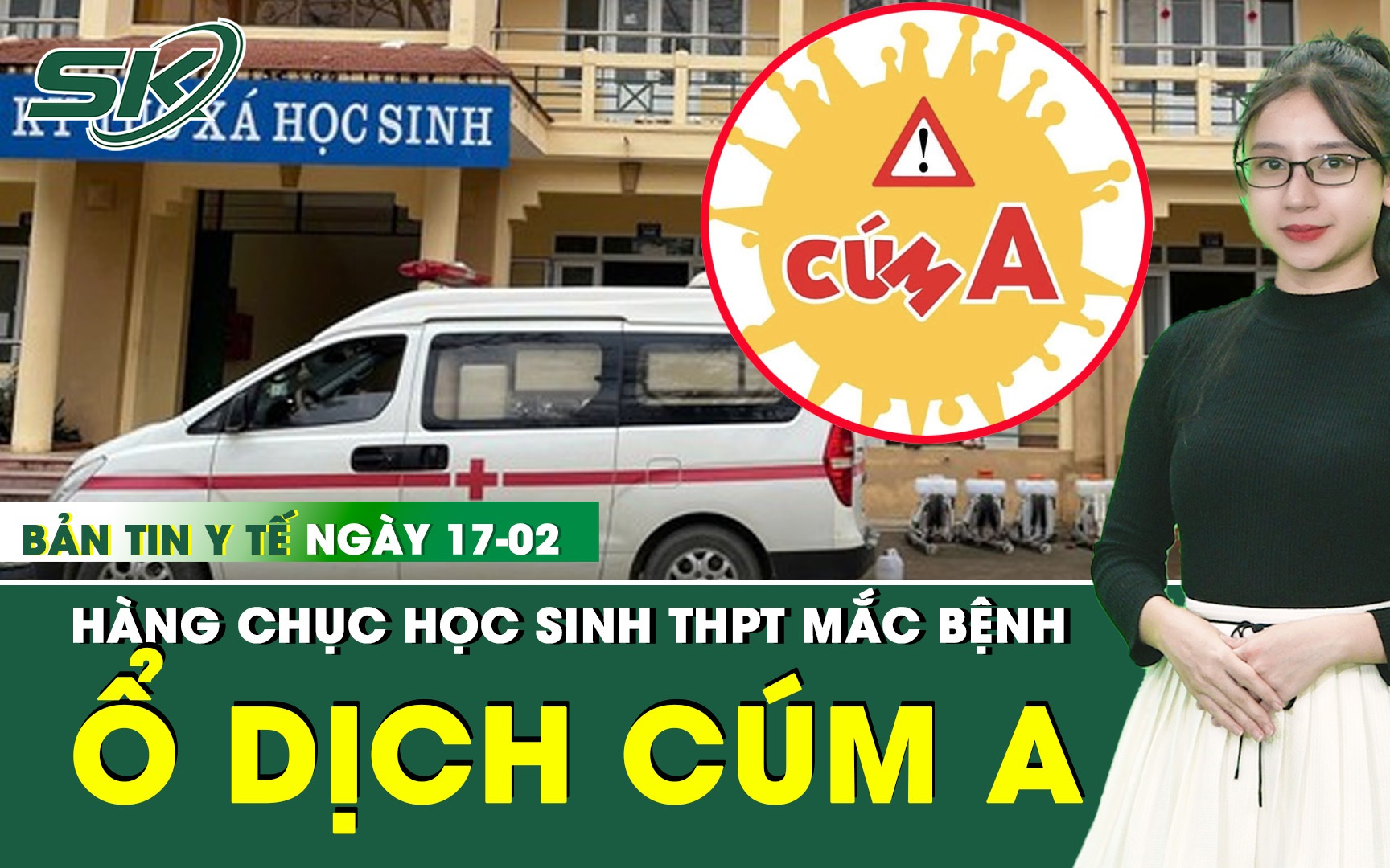 Bản Tin Y Tế 17/2: Phát hiện ổ dịch cúm A trong trường học, hàng chục học sinh mắc bệnh