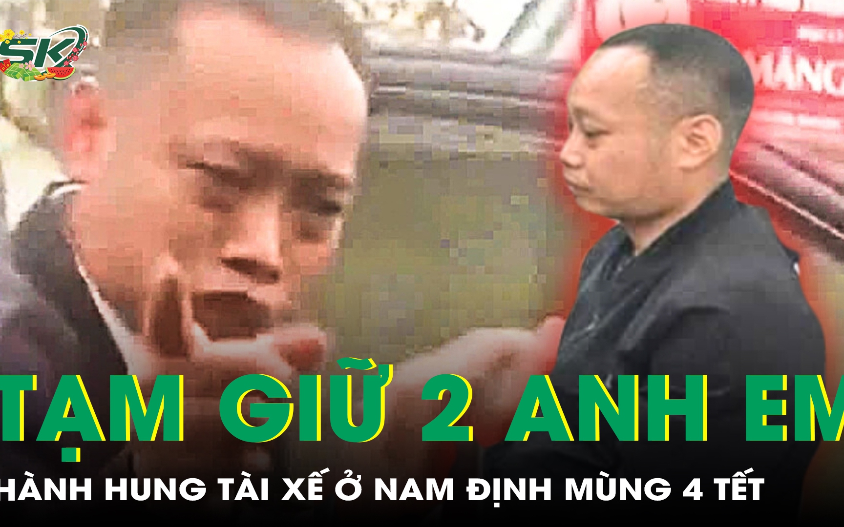 Công an tạm giữ 2 anh em hành hung tài xế ô tô ở Nam Định ngày mùng 4 Tết 