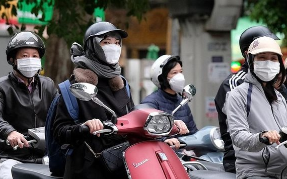 Miền Bắc rét buốt trở lại do không khí lạnh tràn về từ chiều nay