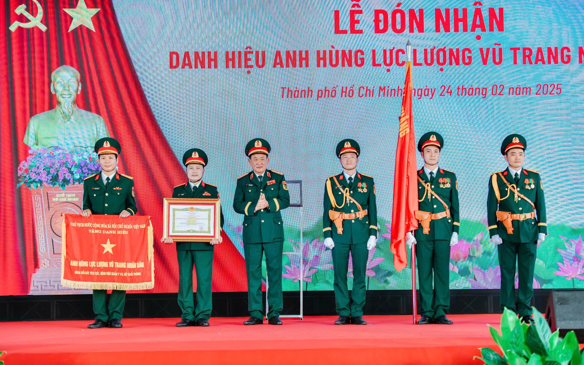Bệnh viện Quân y 175 đón nhận danh hiệu Anh hùng Lực lượng Vũ trang Nhân dân lần thứ hai