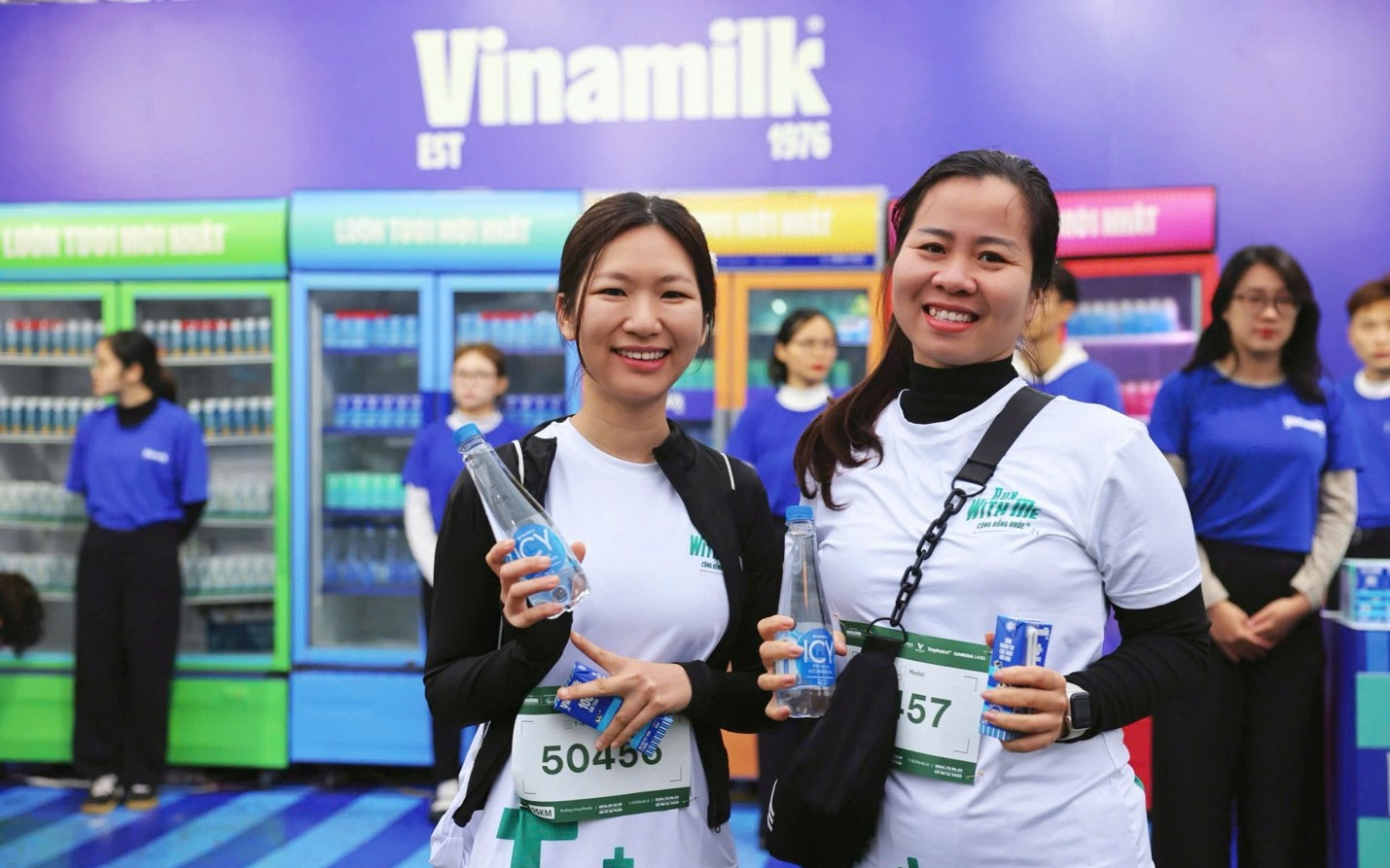 Vinamilk tiếp sức dinh dưỡng cho hàng trăm runner tại giải chạy 