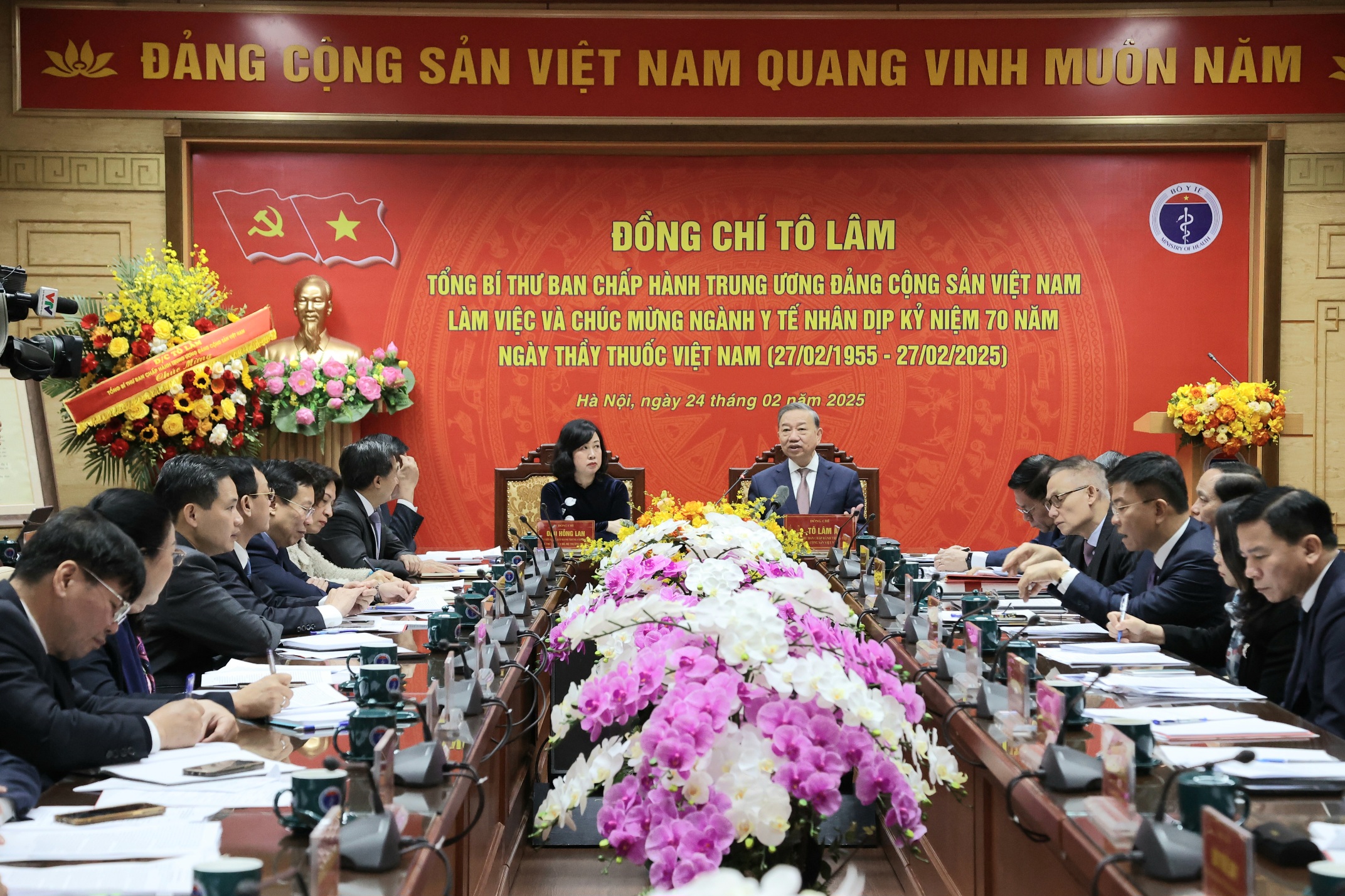 Tổng Bí thư Tô Lâm thăm, làm việc với Bộ Y tế- Ảnh 3.