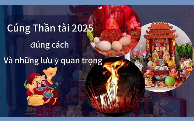 Cách cúng vía Thần tài 2025 chuẩn và những lưu ý quan trọng cần biết