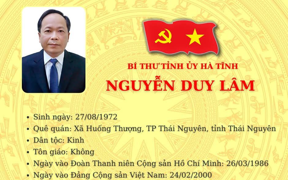Hà Tĩnh có tân Bí thư Tỉnh ủy
